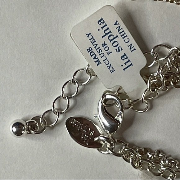 Lia Sophia Silver Tone Long Necklace - Picture 3 of 6